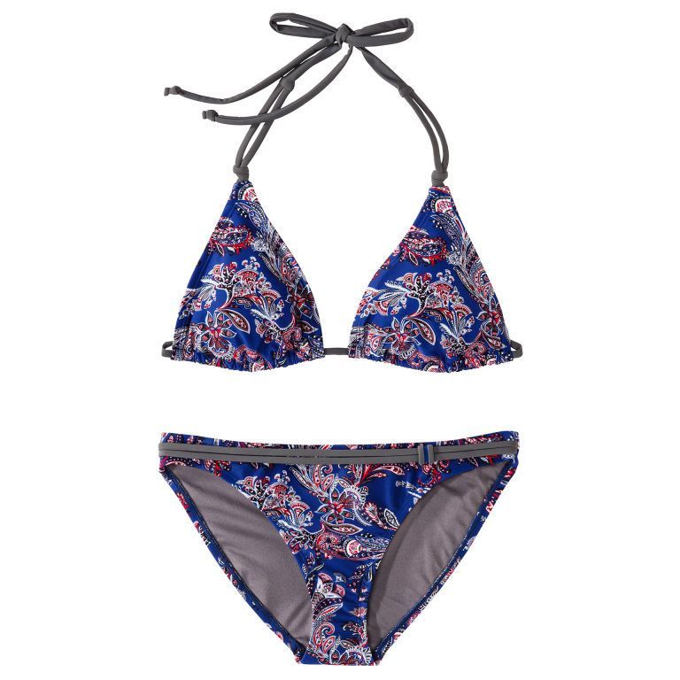 temno vijolični bikini paisley