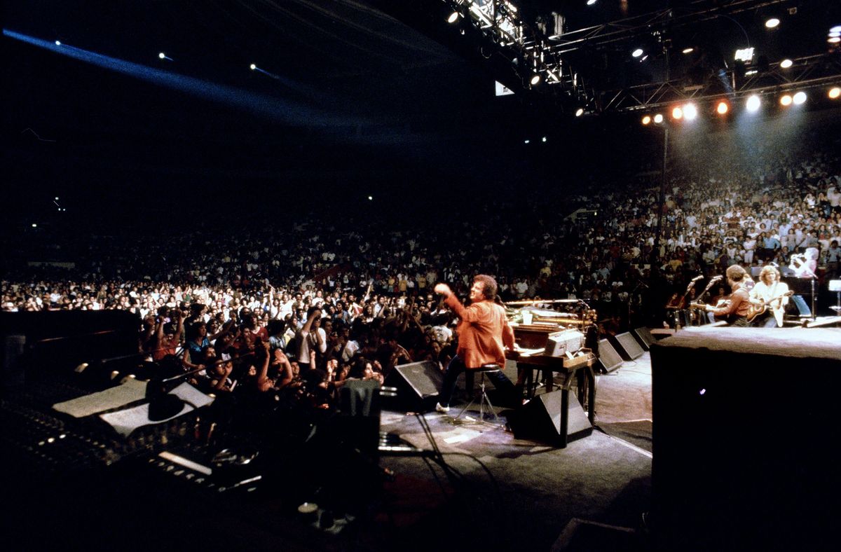 Billy Joelas tiesiogiai koncertuoja 1980 m. JAV ture