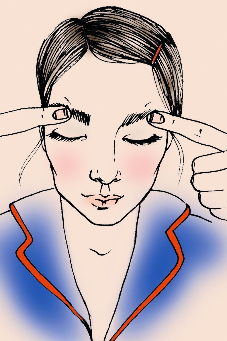 Gesichtsmassage