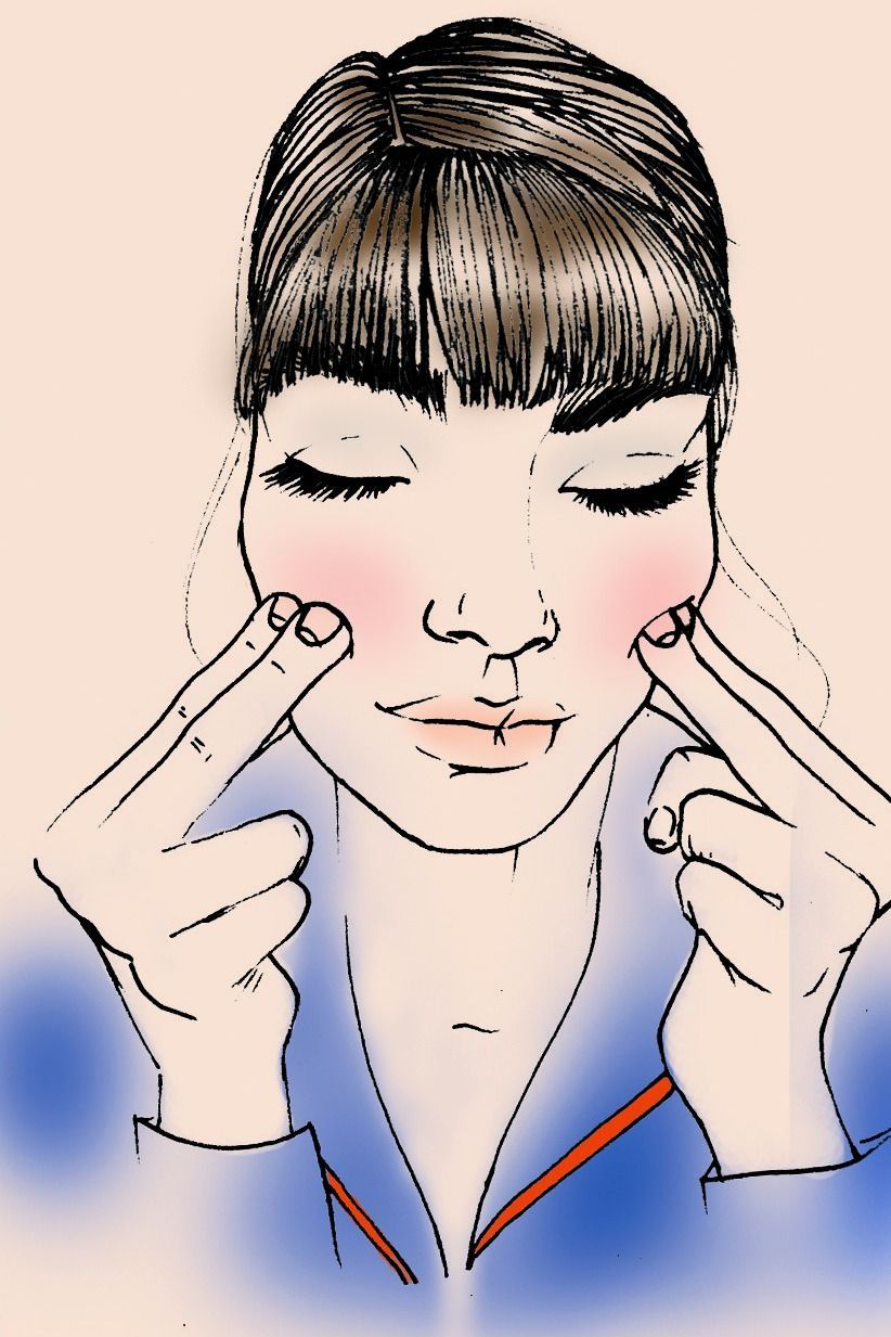 Gesichtsmassage