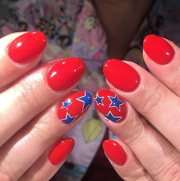 4 juli nail art-ideeën