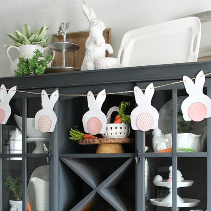 Prateleira, estantes, móveis, sala, coelhinho da Páscoa, design de interiores, mesa, Páscoa, coelho, coelhos e lebres,
