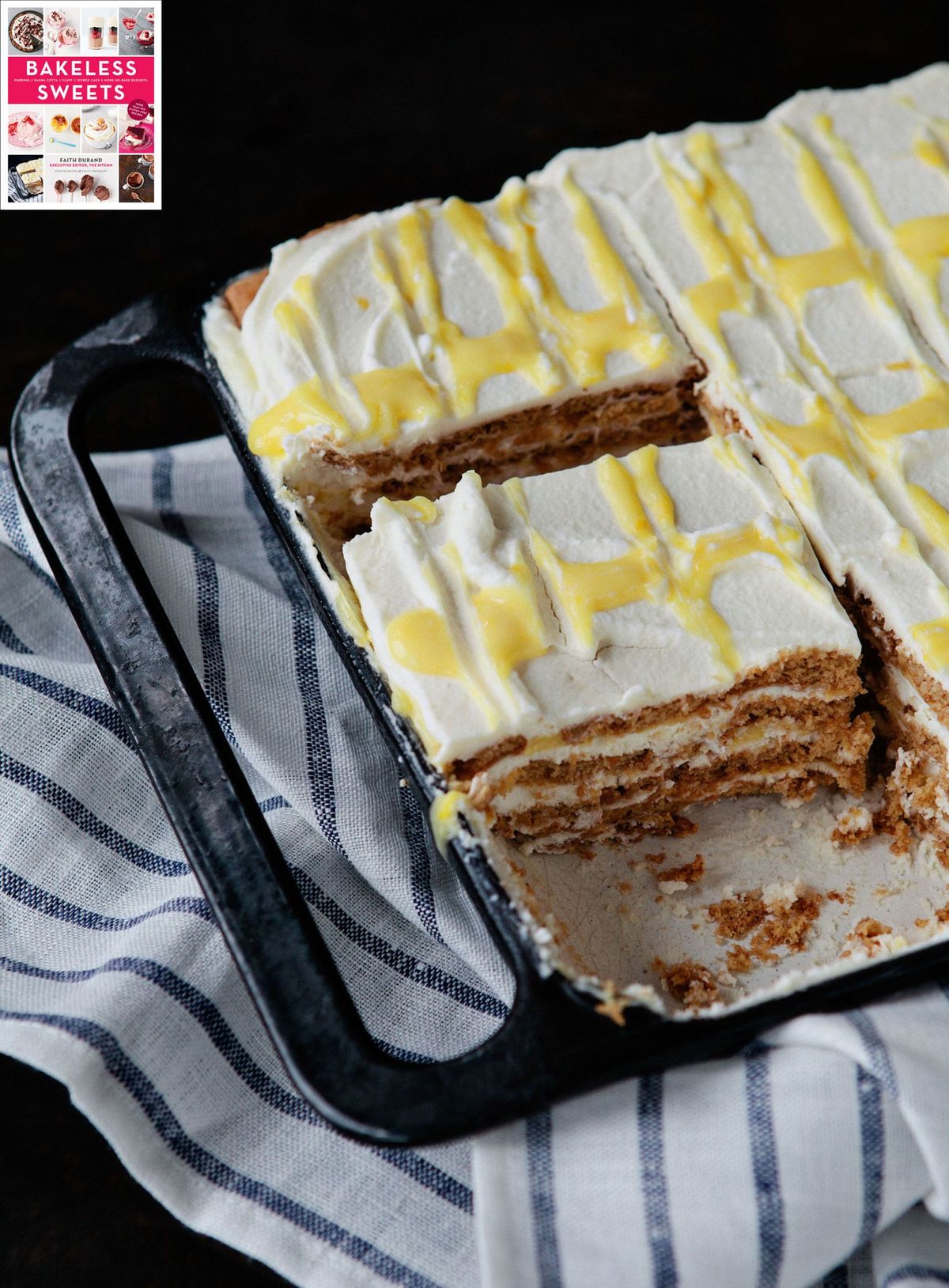 Gâteau au citron et à la crème glacée