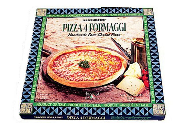 4 pizza keju dari pedagang joes