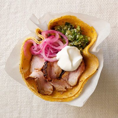 Cūkgaļas fileja Carnitas Tacos