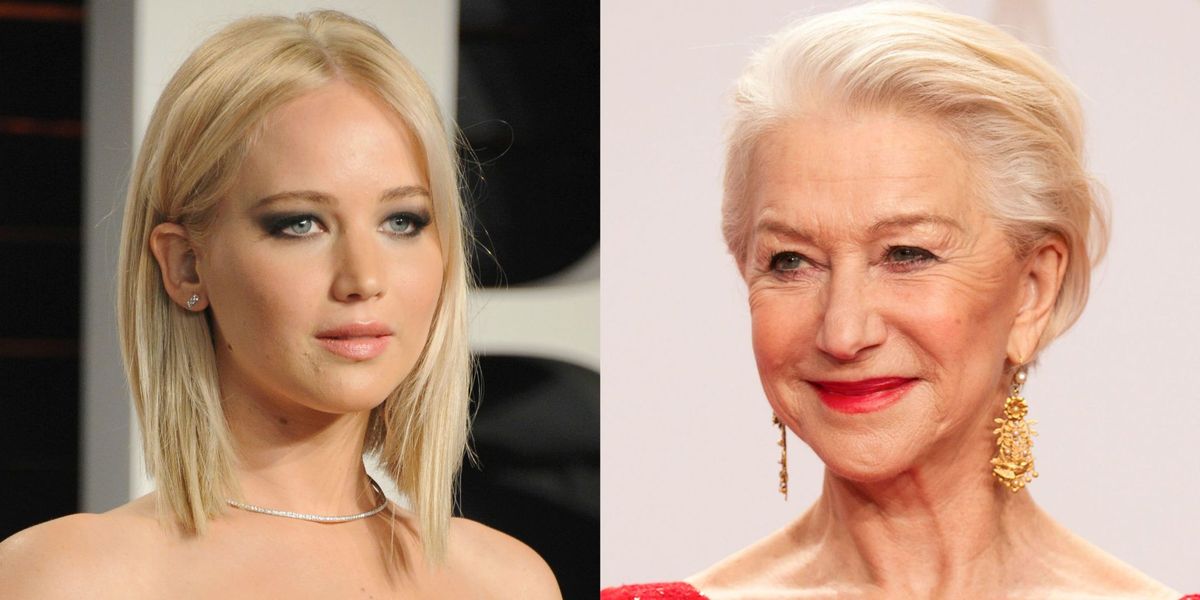 Das Internet ist überzeugt, dass Helen Mirren und Jennifer Lawrence tatsächlich dieselbe Person sind