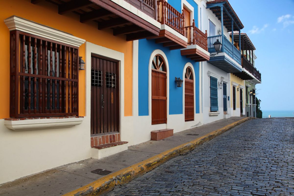 Stará ulica San Juan.