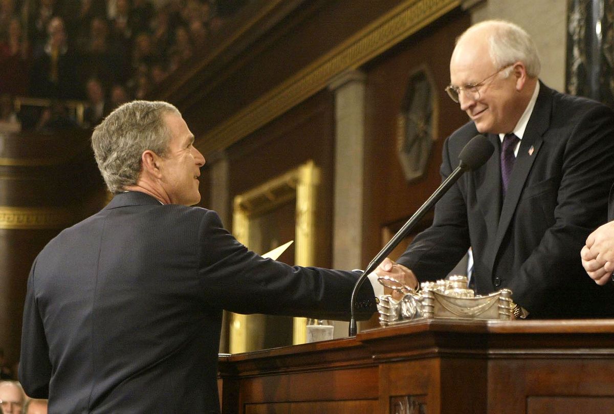El president Bush pronuncia el discurs sobre l