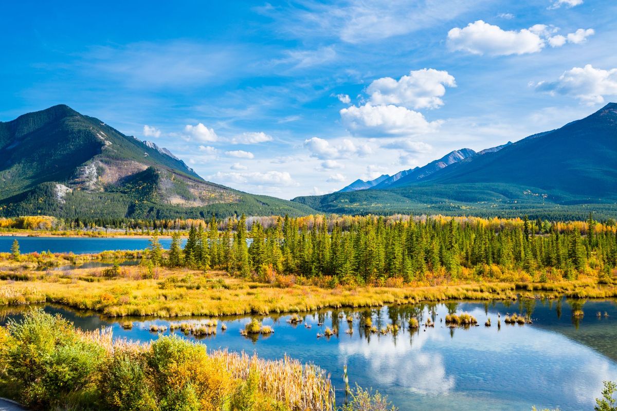 minnewankos ežeras Kanados uolose Kanados banfoje alberta