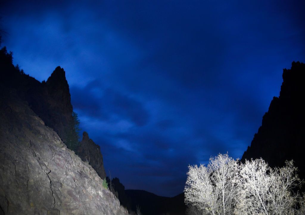 Schwarzer Canyon des Gunnison-Nationalparks