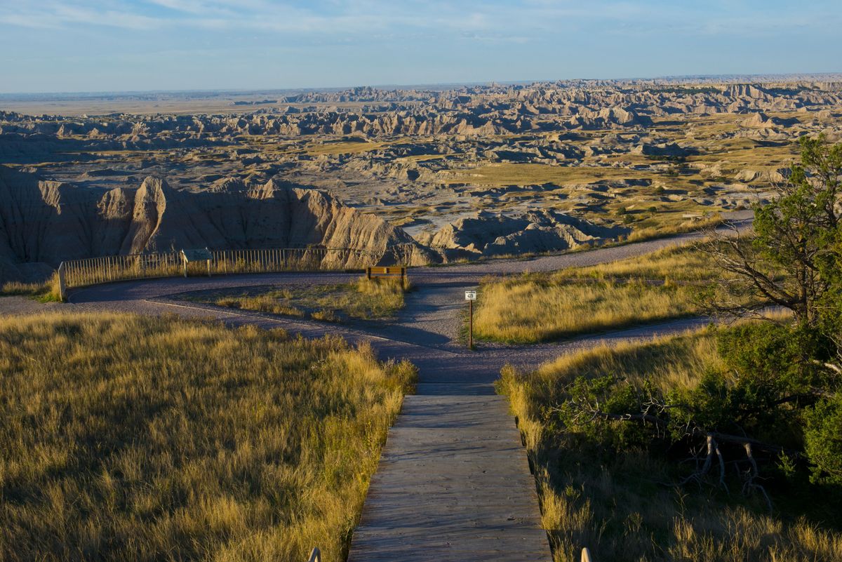 South Dakota, Mauer, Badlands National Park, Ringstraße, Pinnacles Overlook