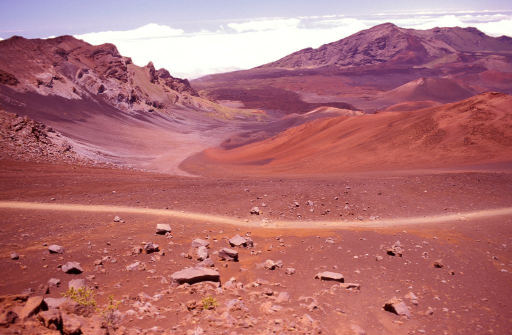 uns Nationalparks, Kratertal Haleakala Nationalpark Maui Insel Hawaii Vereinigte Staaten von Amerika Nordamerika