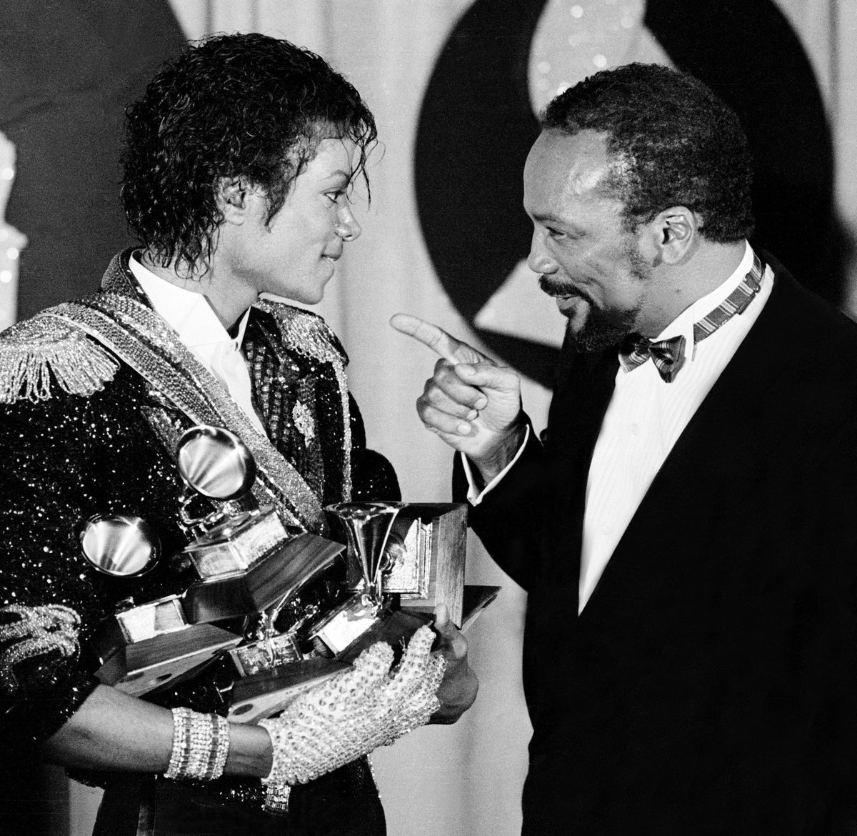Michael Jackson Quincy Jones Grammy Awards