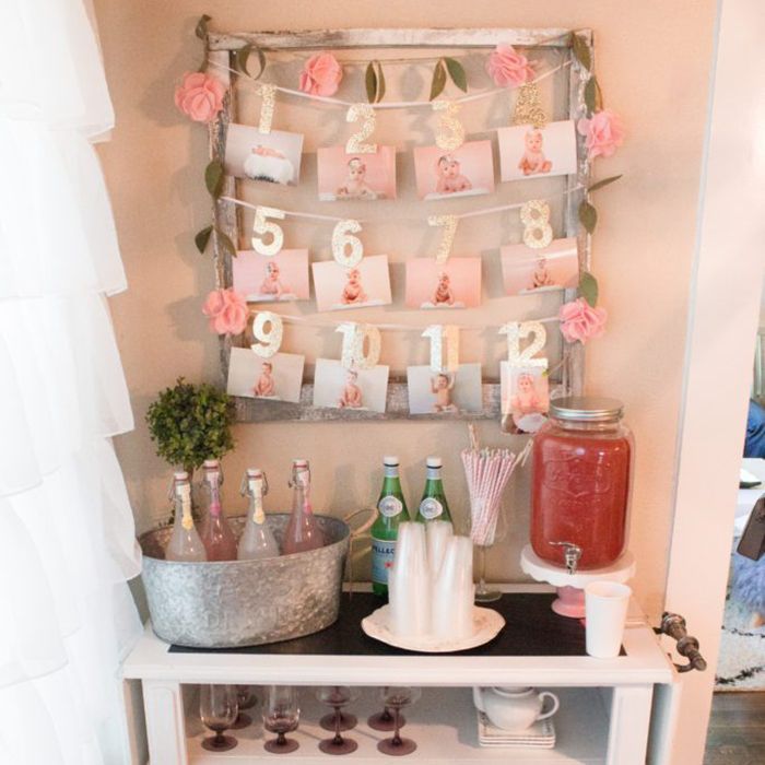 Rosa, Sala, Prateleira, Design de interiores, Móveis, Festa, Talheres, Chá de bebê, Mesa, Casa,