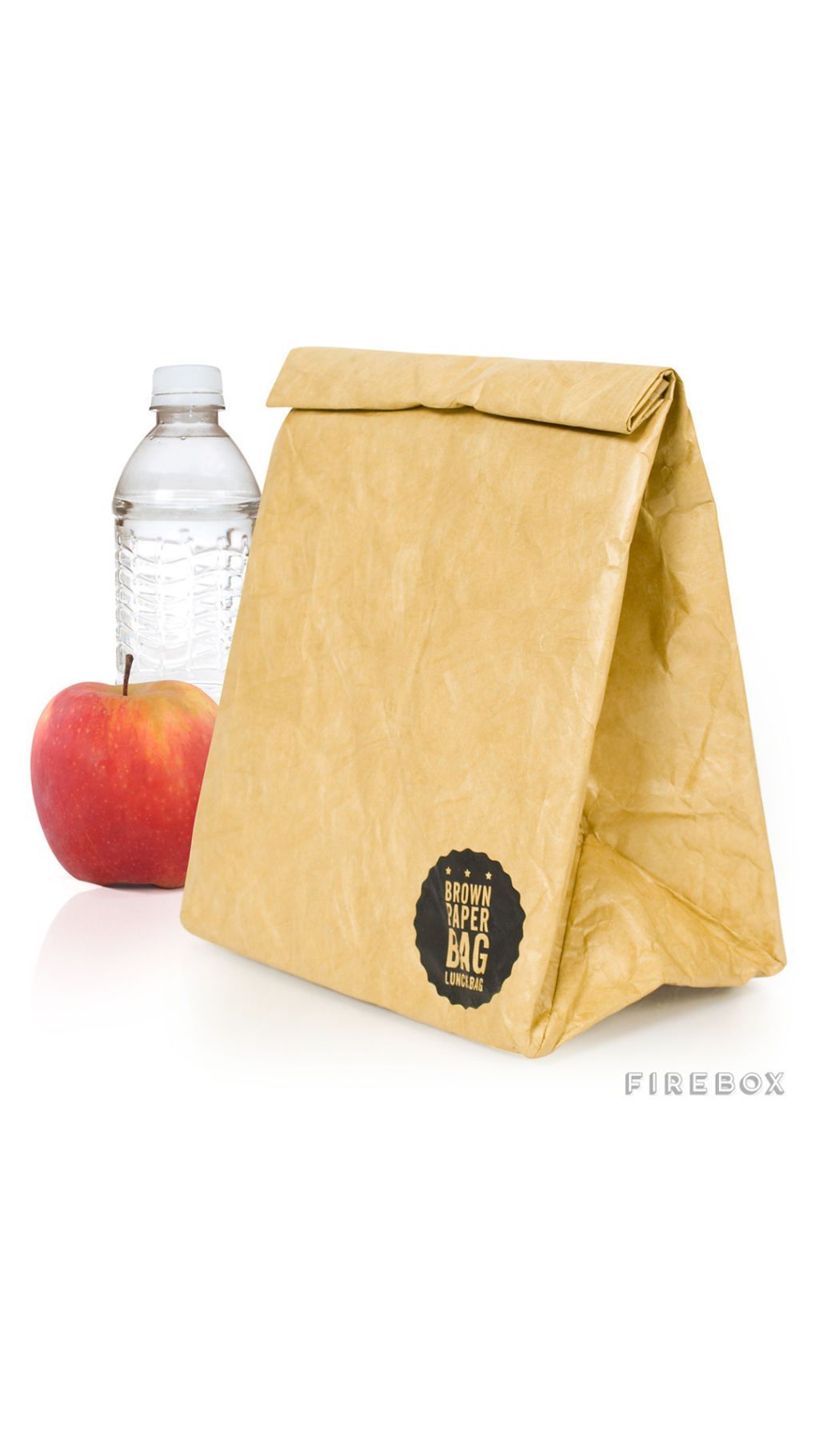 Firebox Brown Paper Lunch Bag