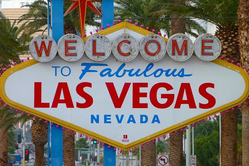   duża reklama Las Vegas