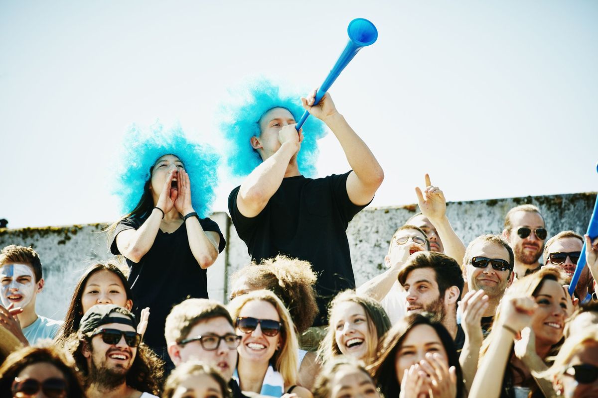 Persone, Folla, Tifo, Divertimento, Evento, Giallo, Prestazioni, Sorriso, Ventilatore, Pubblico,