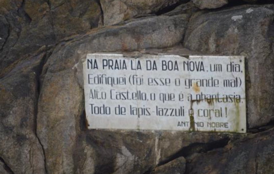 Placa evocativa ao poeta António Nobre