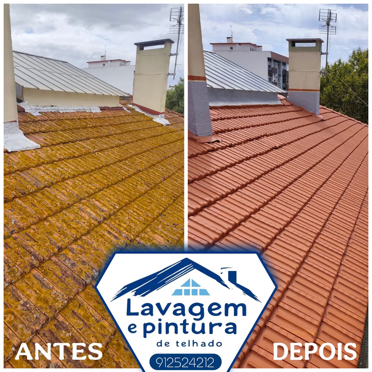 Telhado e Fachada, lavagem, Reparação e pintura foto 2