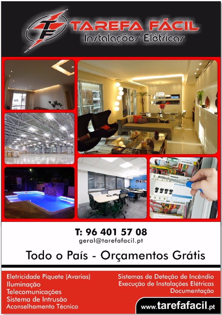 Tarefa Fácil - Instalações Eléctricas, Unipessoal Lda foto 1