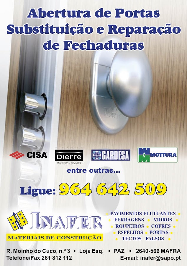 Inafer - Sergio Manuel Ferreira Simões Inacio