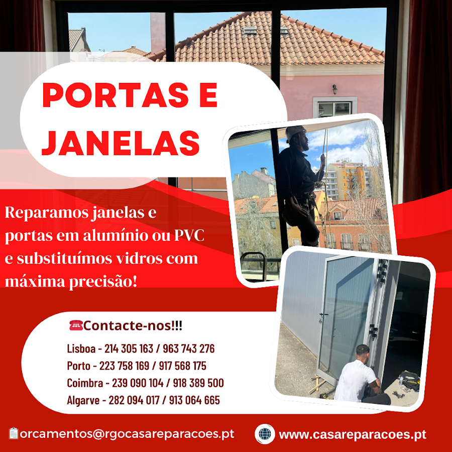 Reparação de Janelas - Pvc - Alumínio - Oscilobatentes - Estores foto 5
